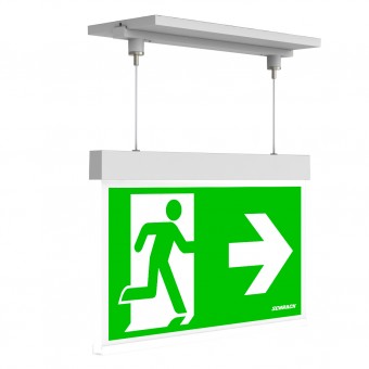 C.il. Siguranta AM alb, LED, suspendat incastrat