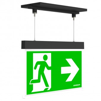 C.il. Siguranta AM antracit, LED, suspendat incastrat