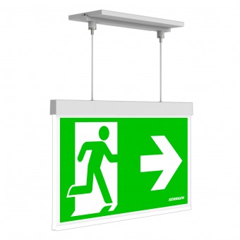 C.il. Siguranta AX alb, LED, suspendat incastrat