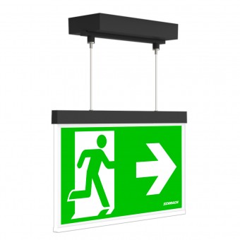 C.il. Siguranta AX antracit, LED, suspendat aparent