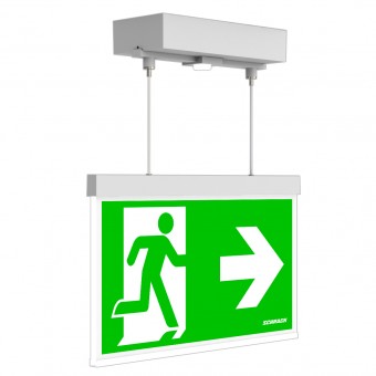 C.il. Siguranta AX Duo alb, LED, suspendat aparent