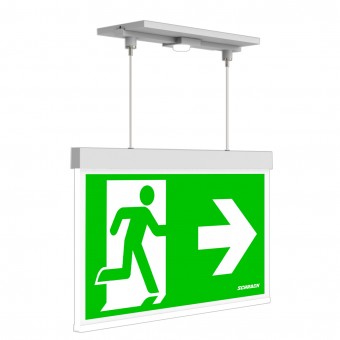 C.il. Siguranta AX Duo alb, LED, suspendat incastrat