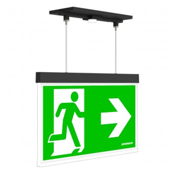 C.il. Siguranta AX Duo antracit, LED, suspendat incastrat
