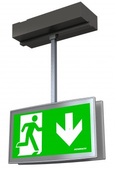 C.il. Siguranta OM OLED 230V AC/DC EL double sided ceil.