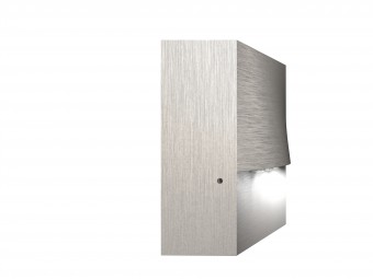 C.il.sig. WAF inox look 3x1W ERT-LED 230V
