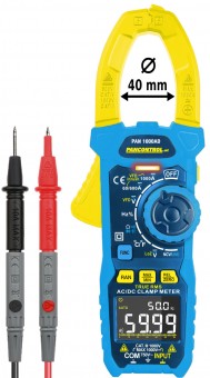 Clampmetru Digital 1000A CA/CC True RMS ⌀40mm
