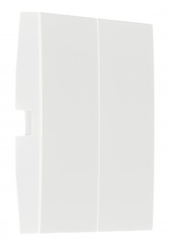 Clapeta 2 aparate, alb