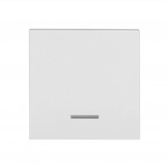 Clapeta alba, cu indicator luminos transparent
