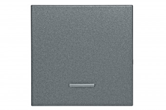 Clapeta antracit, cu indicator luminos transparent