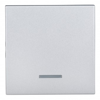 Clapeta argintie, cu indicator luminos transparent