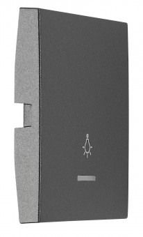 Clapeta cu fereastra control transp, simb luminos, antracit