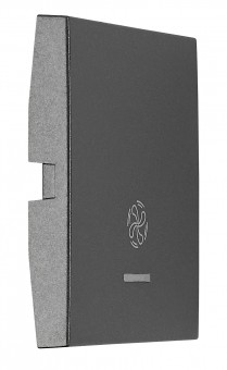 Clapeta cu fereastra control transp, simbol vent, antracit