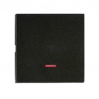Clapeta cu indicator rosu S55, negru