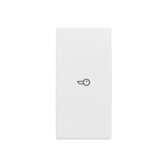 Clapeta cu simbol CHEIE, 1M, alb