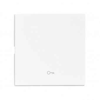 Clapeta cu simbol cheie, alb, S 55