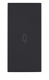 Clapeta cu simbol CLOPOTEL, 1M, negru