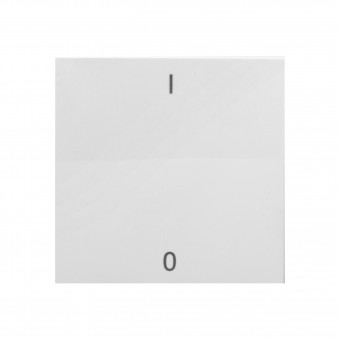 Clapeta cu simbol ON/OFF, alb