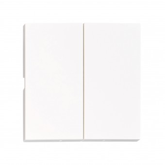 Clapeta dubla, alba, S 55