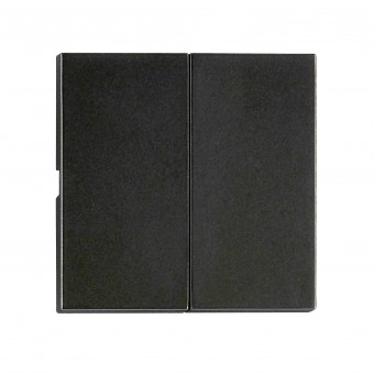 Clapeta dubla S55, neagra