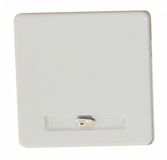 Clapeta simpla cu lampa IP44, alb