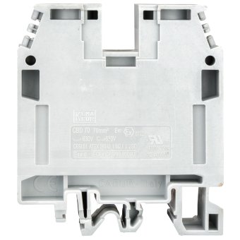 Clemă de fază, conex. cu şurub, CBD.70 gri, 1,5-70 mm²