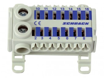 Clema cu conexiune rapida, albastru, 2 x 25 mm², 14 x 6 mm²