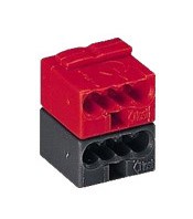 Clema de conexiune bus KNX 2p gri/rosu