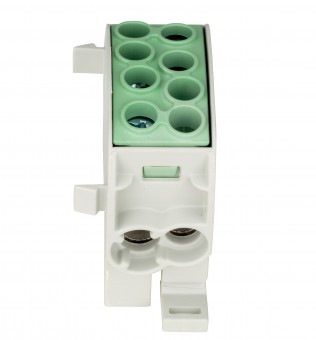 Clema de derivatie Cu-Al, 35mmp, 1p. izolata-galben/verde