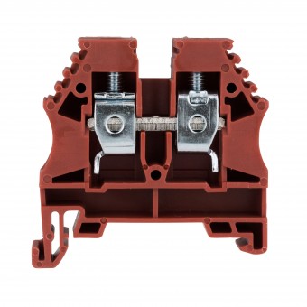 Clema de faza, conex. cu surub tip AVK 10, rosu, 10 mm²