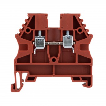 Clema de faza, conex. cu surub tip AVK 2,5, rosu, 2,5 mm²