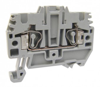 Clema de faza, conex. elastica, HMM.2, gri, 0,2-2,5 mm²