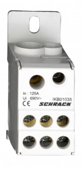 Clema deriv. 1 pol 125 A, 1x35 mm²+1x16 mm² / 6x16 mm²