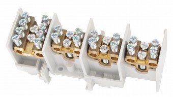 Clema derivatie 3+1 module: 3x25mm²/2x16mm²+1x25mm²/4x16mm²