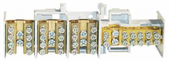 Clema derivatie 3+1 module: 3x25mm²/4x16mm²+1x25mm²/6x16mm²