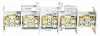 Clema derivatie 5 module, 5x25mm² fiecare cu 2x16mm²