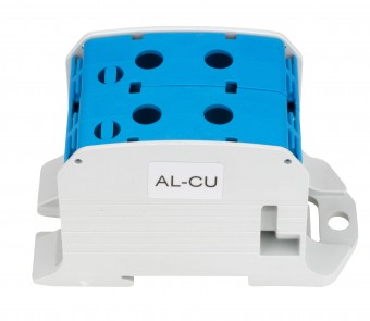 Clema dubla Al-Cu,1 p. albastru, 95mmp / 70mmp cu pin