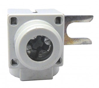 Clema furca, perpendicular, 6-50 mm², scurta