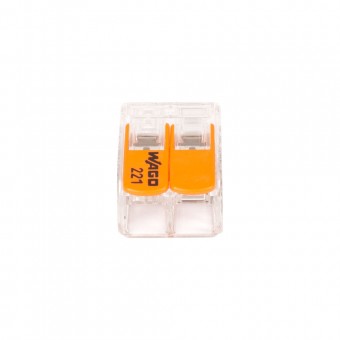 Clema legatura 2 conductoare FY/MYF max. 6mm² – WAGO | 221-612