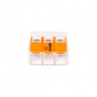 Clema legatura 3 conductoare FY/MYF max. 6mm² – WAGO | 221-613