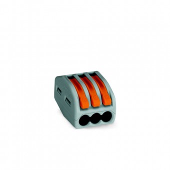 Clema legatura 3 conductoare MYF max. 4mm² – WAGO | 222-413