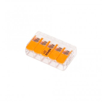 Clema legatura 5 conductoare FY/MYF max. 6mm² – WAGO | 221-615