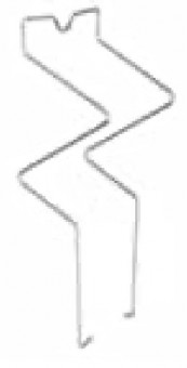 Clema metalica de fixare pentru relee MU
