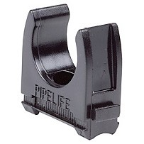 Clema plastic pt.tub M25mm, fara halogen, negru, 100buc