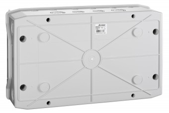 Cofret mural, 1rand, 18 UH (module), transparent IP65