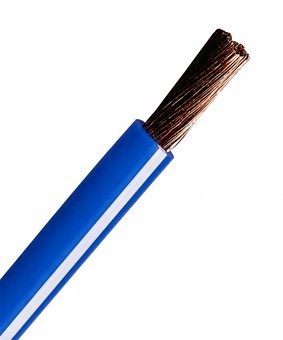 Colac 100m conductor H07V-K 4 albastru/alb