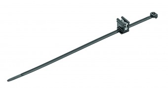 Colier cu clips 4.5x200mm negru