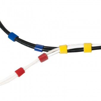 Colier velcro galben 16mmx4m