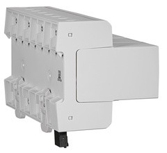 Comb. arrester 4+0 TNS,ClassI+II(B+C),300V,25kA+RC,pluggable