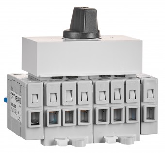 Comutator 1-0-2, 4P, 20A, Modular, IP40