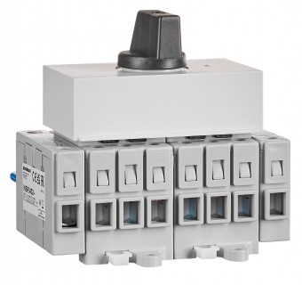 Comutator 1-0-2, 4P, 32A, Modular, IP40